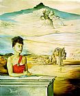 Salvador Dali Famous Paintings - Portrait of Mrs. Jack Warner